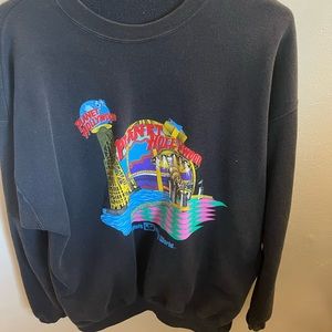 Vintage Planet Hollywood Disney World Crewneck Sweatshirt size XL